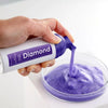 Diamond Smile tandblekningsskum för färgkorrigering på en bild