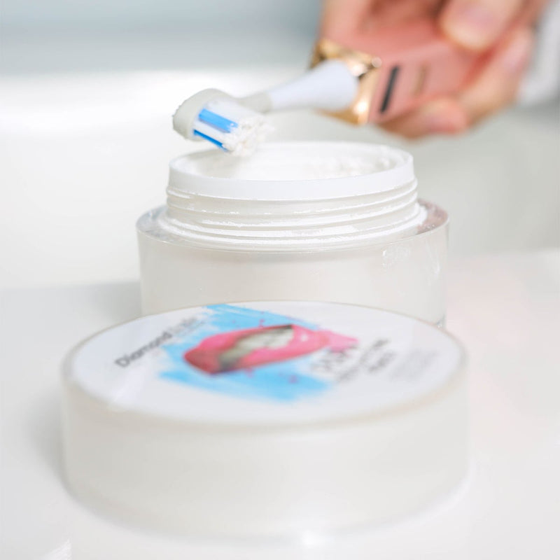 Tandborste och Diamond Smile tandblekningspulver PAP+ för tandblekning