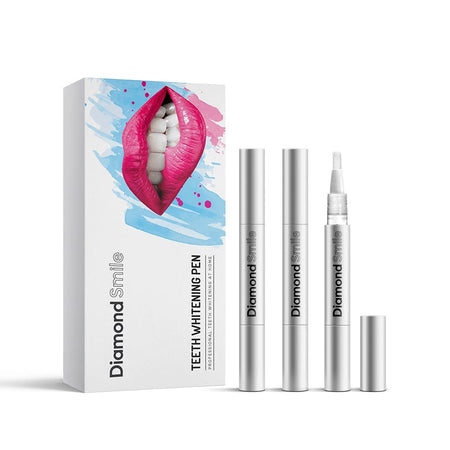 Diamond Smile tandblekningspenna mot en vit bakgrund